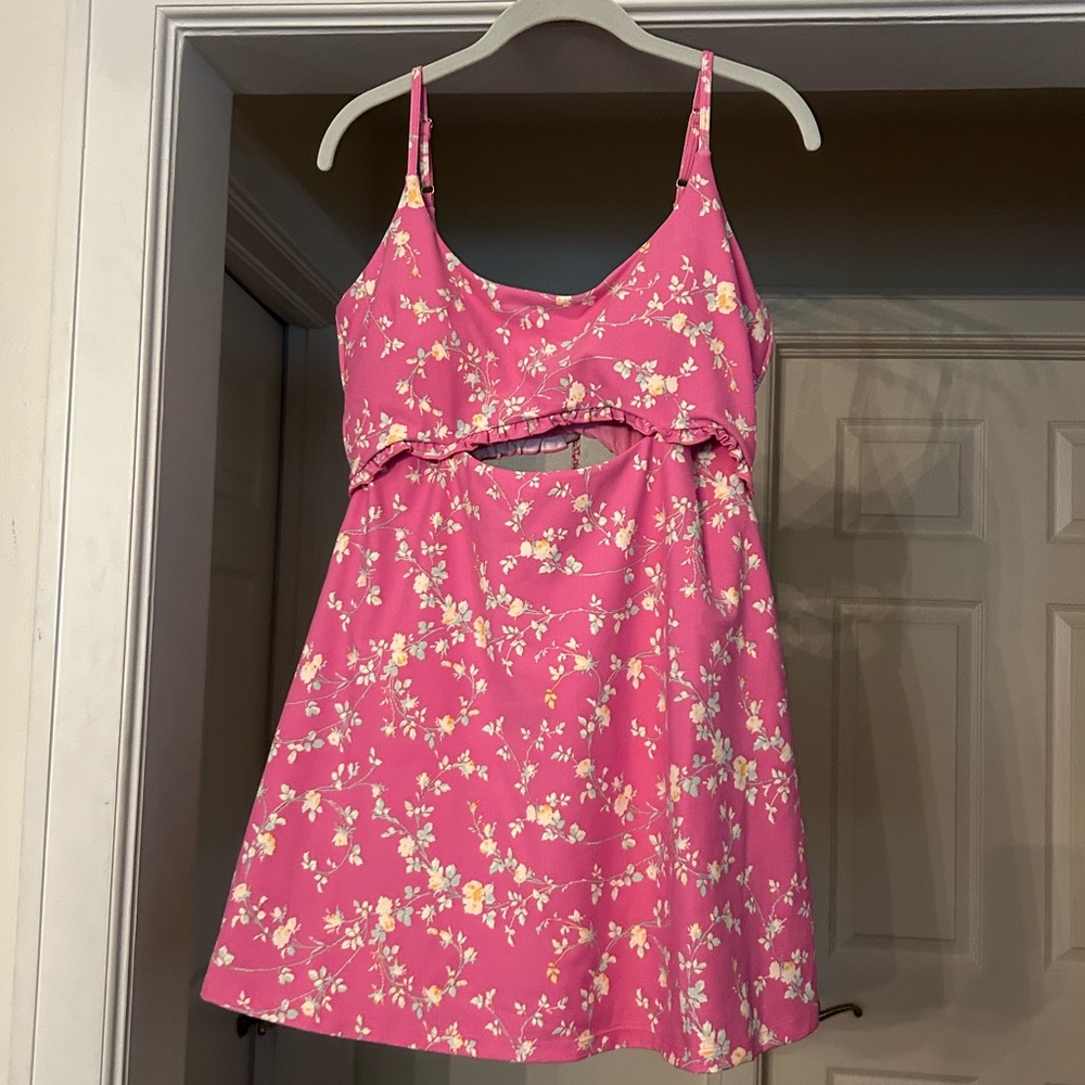 loveshackfancy athletic dress Astoria bubble sunshine athleisure floral pink